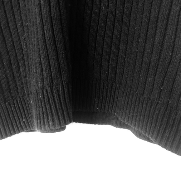 Cable Knit black sweater dress - Picture 3 of 4